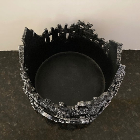 Homework by Harry Slatkin Halloween Village of Haunted Houses Candle Pedestal - Picture 5 of 6